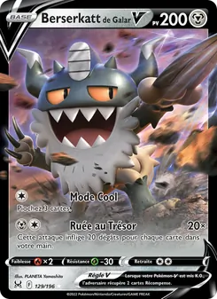 Berserkatt de Galar V 129/196 — Lost Origin / Lost Origin Trainer Gallery