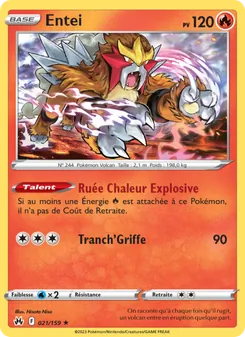 Entei 021/159 — Crown Zenith / Crown Zenith Galarian Gallery
