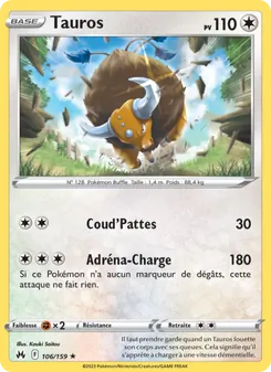 Tauros 106/159 — Crown Zenith / Crown Zenith Galarian Gallery