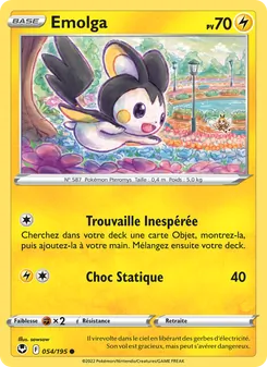 Emolga 054/195 — Silver Tempest / Silver Tempest Trainer Gallery