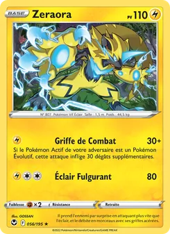 Zeraora 056/195 — Silver Tempest / Silver Tempest Trainer Gallery
