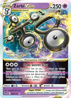 Zarbi VSTAR 066/195 — Silver Tempest / Silver Tempest Trainer Gallery