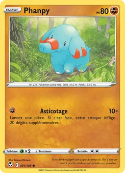 Phanpy 091/195 — Silver Tempest / Silver Tempest Trainer Gallery