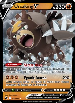 Ursaking V 102/195 — Silver Tempest / Silver Tempest Trainer Gallery