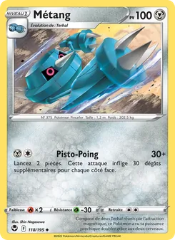 Métang 118/195 — Silver Tempest / Silver Tempest Trainer Gallery