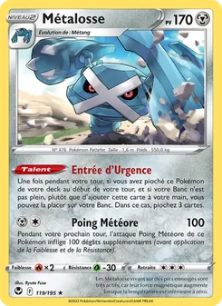 Métalosse 119/195 — Silver Tempest / Silver Tempest Trainer Gallery