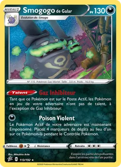 Smogogo de Galar 113/192 — Rebel Clash