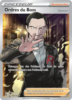 Ordres du Boss (Giovanni) 189/192 — Rebel Clash