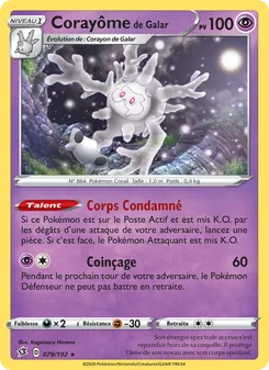 Corayôme de Galar 79/192 — Rebel Clash