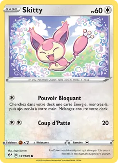 Skitty 141/189 — Darkness Ablaze