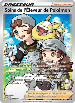 Soins de l'Éleveur de Pokémon 188/189 — Darkness Ablaze