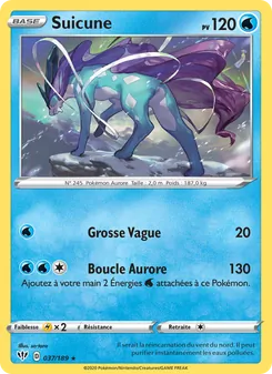 Suicune 37/189 — Darkness Ablaze