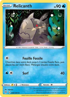 Relicanth 40/189 — Darkness Ablaze