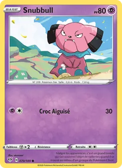 Snubbull 70/189 — Darkness Ablaze