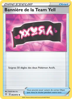 Bannière de la Team Yell 63/72 — Shining Fates / Shining Fates Shiny Vault