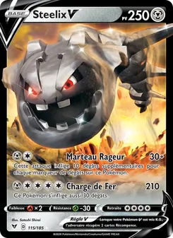 Steelix V 115/185 — Vivid Voltage