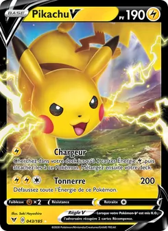 Pikachu V 43/185 — Vivid Voltage