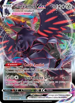 Corvaillus VMAX 110/163 — Battle Styles