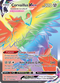 Corvaillus VMAX 171/163 — Battle Styles
