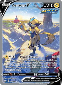 Zeraora V 166/198 — Chilling Reign