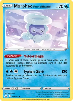 Morphéo Forme Blizzard 34/198 — Chilling Reign