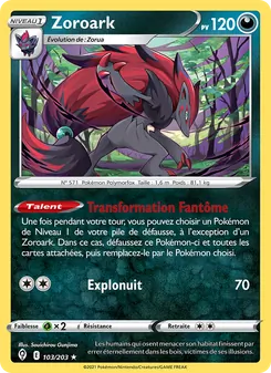 Zoroark 103/203 — Evolving Skies