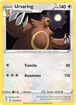 Ursaring 127/203 — Evolving Skies