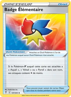 Badge Élémentaire 147/203 — Evolving Skies