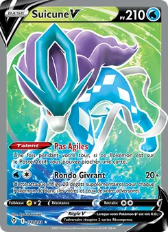 Suicune V 173/203 — Evolving Skies