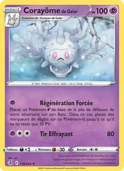 Corayôme de Galar 118/264 — Fusion Strike