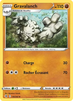Gravalanch 136/264 — Fusion Strike