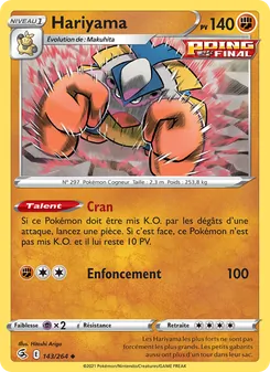 Hariyama 143/264 — Fusion Strike