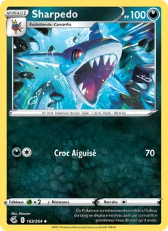 Sharpedo 163/264 — Fusion Strike
