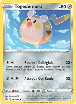Togedemaru 187/264 — Fusion Strike