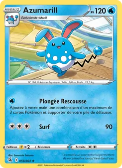 Azumarill 59/264 — Fusion Strike