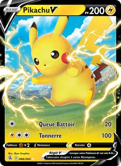 Pikachu V 86/264 — Fusion Strike