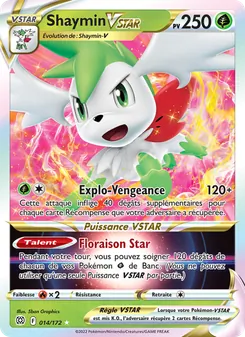 Shaymin VSTAR 014/172 — Brilliant Stars / Brilliant Stars Trainer Gallery