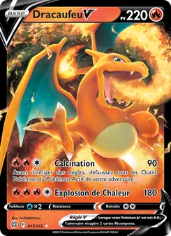 Dracaufeu V 017/172 — Brilliant Stars / Brilliant Stars Trainer Gallery