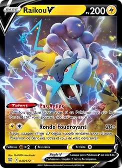 Raikou V 048/172 — Brilliant Stars / Brilliant Stars Trainer Gallery