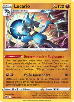 Lucario 079/172 — Brilliant Stars / Brilliant Stars Trainer Gallery