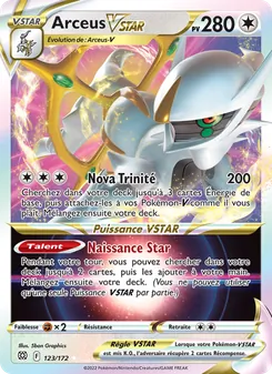 Arceus VSTAR 123/172 — Brilliant Stars / Brilliant Stars Trainer Gallery