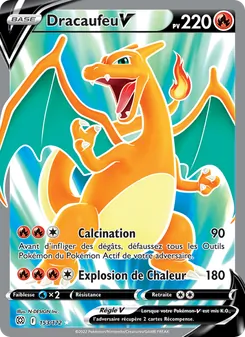 Dracaufeu V 153/172 — Brilliant Stars / Brilliant Stars Trainer Gallery