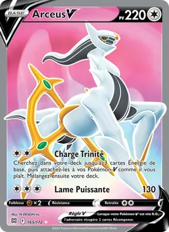 Arceus V 165/172 — Brilliant Stars / Brilliant Stars Trainer Gallery