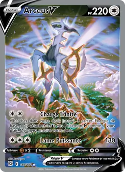 Arceus V 166/172 — Brilliant Stars / Brilliant Stars Trainer Gallery
