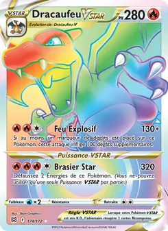 Dracaufeu VSTAR 174/172 — Brilliant Stars / Brilliant Stars Trainer Gallery