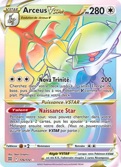 Arceus VSTAR 176/172 — Brilliant Stars / Brilliant Stars Trainer Gallery