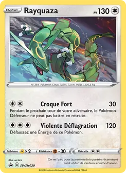 Rayquaza SWSH029 — SWSH Black Star Promos
