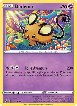 Dedenne SWSH080 — SWSH Black Star Promos