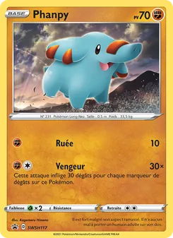 Phanpy SWSH117 — SWSH Black Star Promos