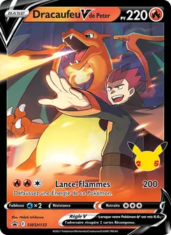 Dracaufeu V de Peter SWSH133 — SWSH Black Star Promos